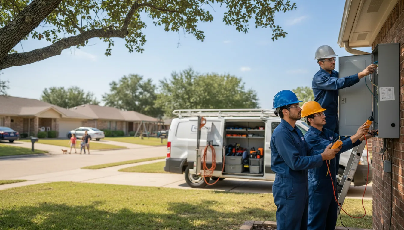 Certified electrician providing emergency electrical services in Windyville, MO